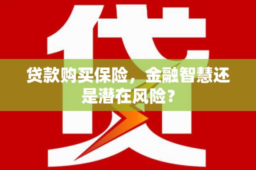 永新贷款购买保险，金融智慧还是潜在风险？