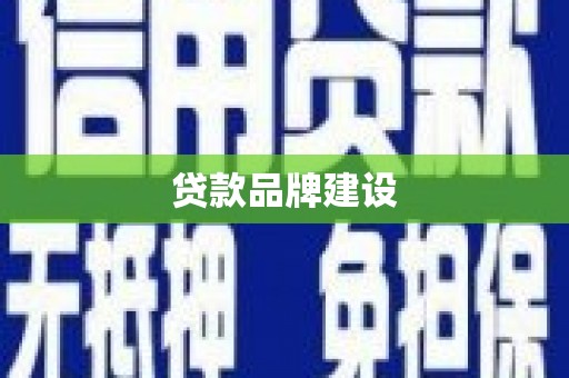 永新贷款品牌建设