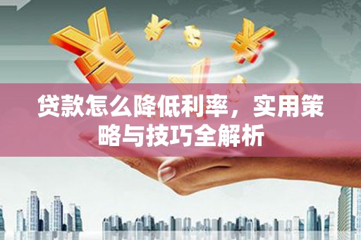 永新贷款怎么降低利率，实用策略与技巧全解析