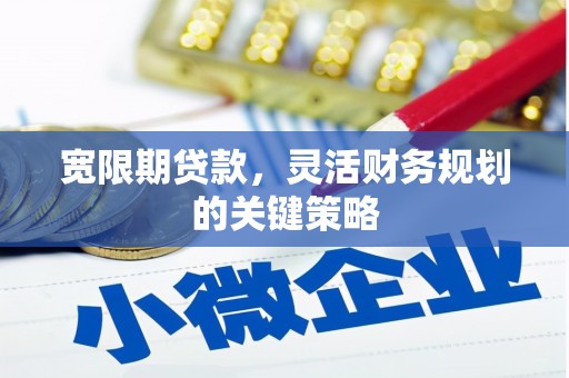 永新宽限期贷款，灵活财务规划的关键策略