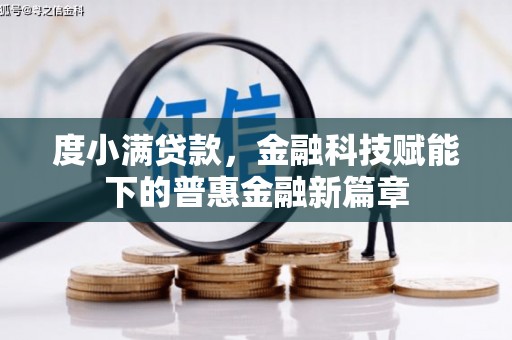 永新度小满贷款，金融科技赋能下的普惠金融新篇章