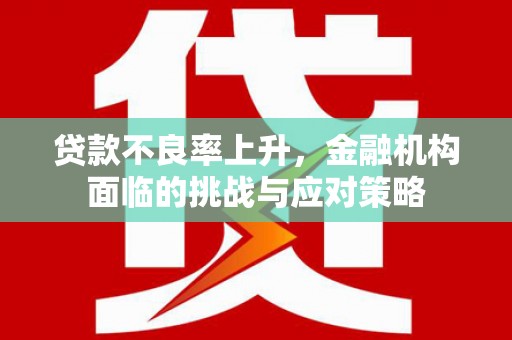 永新贷款不良率上升，金融机构面临的挑战与应对策略