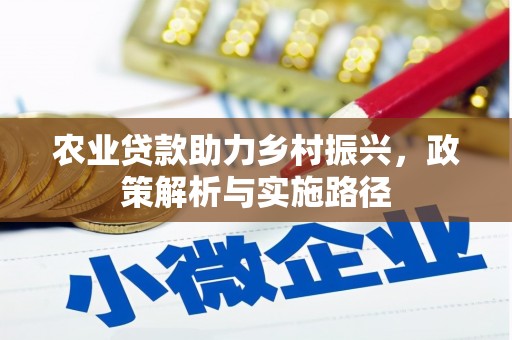 永新农业贷款助力乡村振兴，政策解析与实施路径