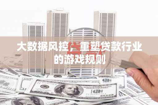 永新大数据风控，重塑贷款行业的游戏规则