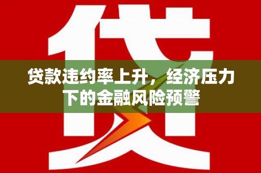 永新贷款违约率上升，经济压力下的金融风险预警