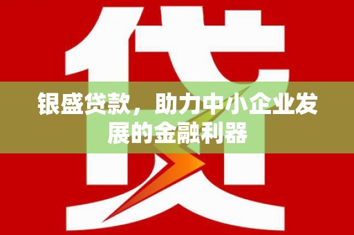 永新银盛贷款，助力中小企业发展的金融利器
