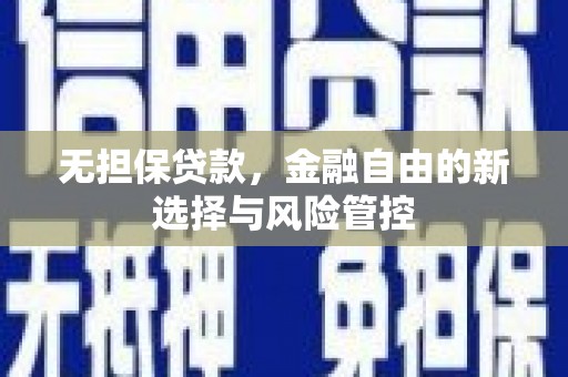 永新无担保贷款，金融自由的新选择与风险管控