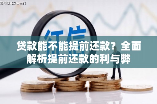 永新贷款能不能提前还款？全面解析提前还款的利与弊