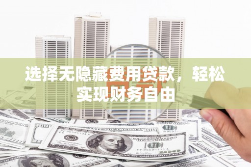 永新选择无隐藏费用贷款，轻松实现财务自由