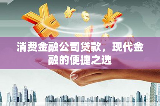永新消费金融公司贷款，现代金融的便捷之选