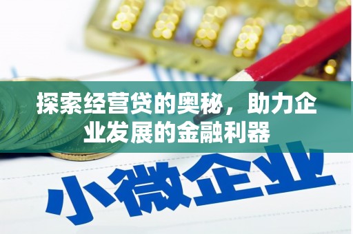 永新探索经营贷的奥秘，助力企业发展的金融利器