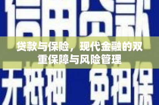 永新贷款与保险，现代金融的双重保障与风险管理