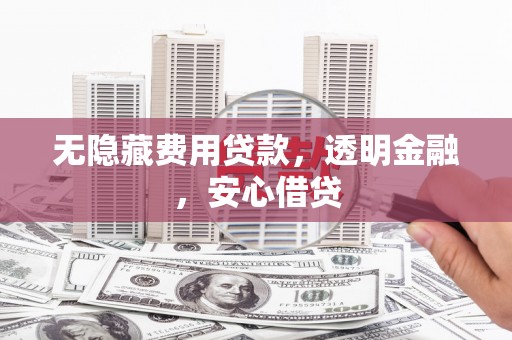 永新无隐藏费用贷款，透明金融，安心借贷