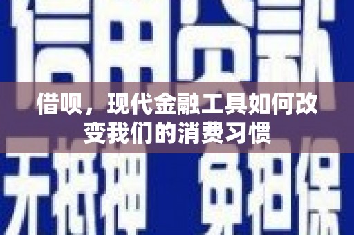永新借呗，现代金融工具如何改变我们的消费习惯