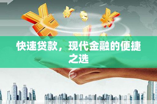 永新快速贷款，现代金融的便捷之选