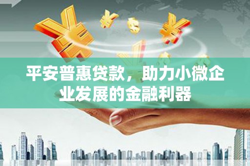 永新平安普惠贷款，助力小微企业发展的金融利器