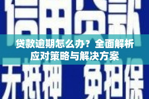 永新贷款逾期怎么办？全面解析应对策略与解决方案