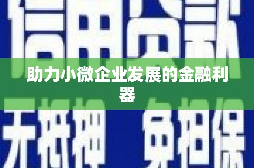 永新助力小微企业发展的金融利器