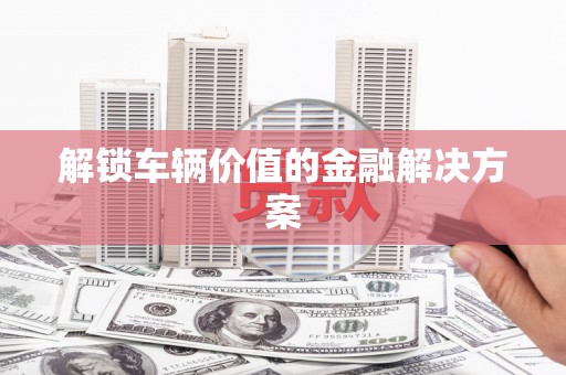 永新解锁车辆价值的金融解决方案